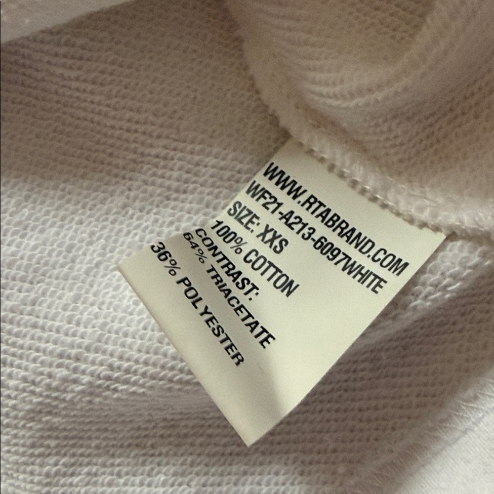 NWT RTA Adelia Dress white with satin shoulders detail - Picture 8 of 8